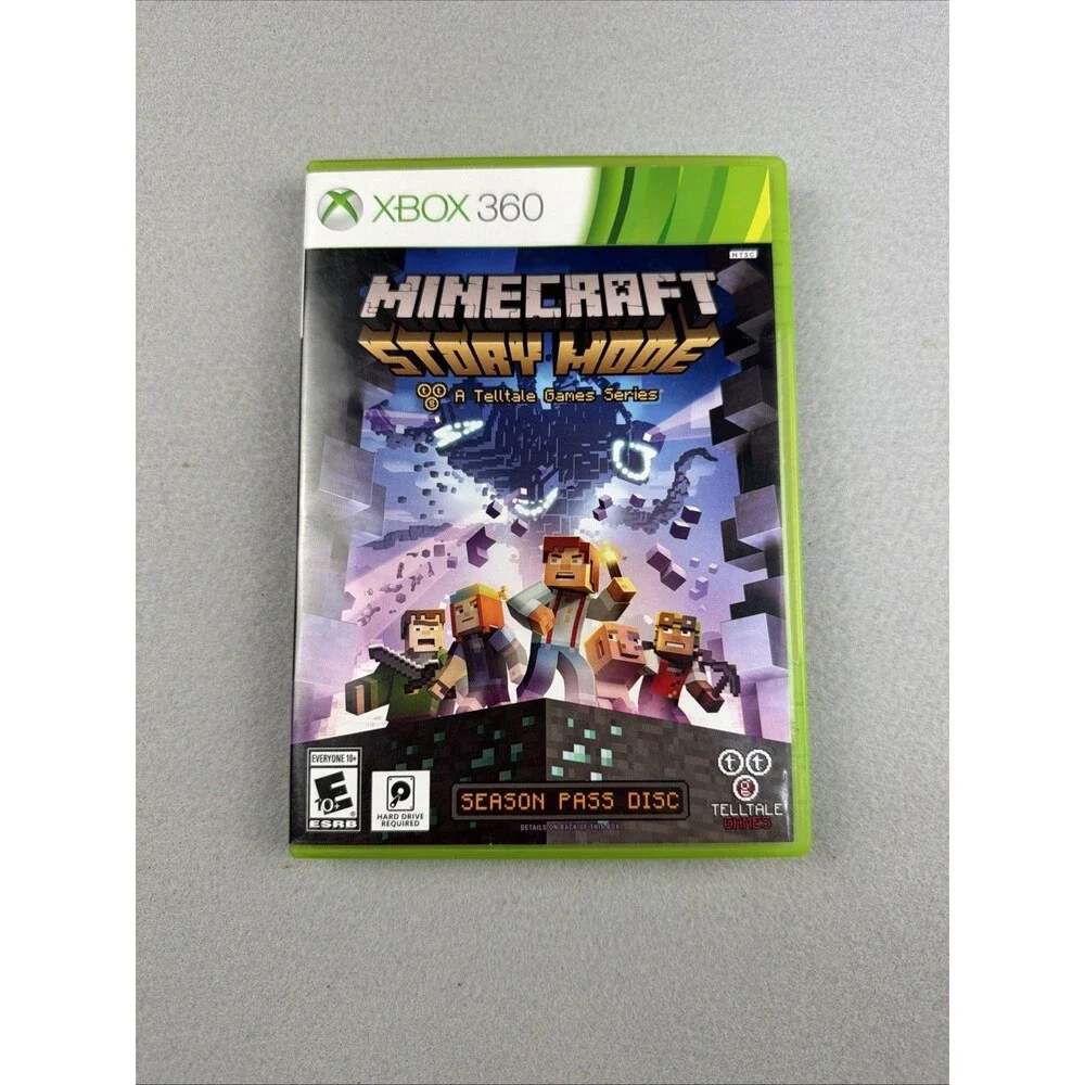 Minecraft Story Mode Season Pass Disc Microsoft Xbox 360 Game